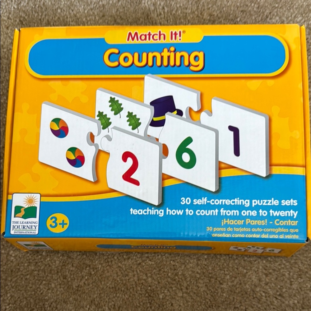 Counting Puzzle & Game Set for Engaging Play -like new-all pieces
